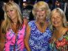 Looking lovely and summery colorful are sisters Dolly & Juanita w/ friend Stacy at BJ’s.